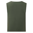 thumbnail image 2 of YONGHS Men's Workout Tank Tops Sleeveless Bodybuilding Fitness Athletic Training Gym Muscle Tee Shirts Army Green XS, 2 of 7