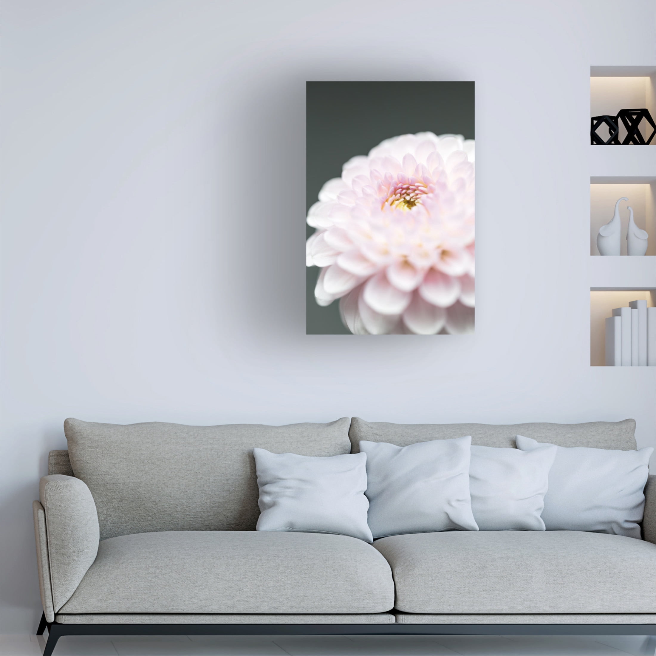 Trademark Fine Art Pictufy Studio Pink Flower No1 Canvas Wall Art