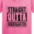 thumbnail image 4 of Inktastic Straight Outta Kindergarten Youth T-Shirt, 4 of 5