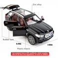 thumbnail image 2 of Bdtctk 1:32 Compatible para X5 Suv Modelo Coche de Juguete Coche de Juguete extraíble de aleación de Zinc con Sonido y luz para niños, niños, niñas, Regalo (Negro), 2 of 5