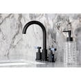 thumbnail image 2 of Kingston Brass FSC8920KPS Verona Widespread Bathroom Faucet with Brass Pop-Up, Matte Black, 2 of 7