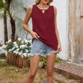 thumbnail image 6 of LILIYA Women's Tank Tops Casual Plain Summer Tank Tops Adjustable Baggy V Neck Sleeveless Shirts Cami Camisole 2026 Basic Cami Shirts, 6 of 9