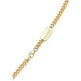 thumbnail image 4 of KUZZOI Men 0.16" Curb Cuban Link Necklace 925 Silver 18k Gold 20 - 24 inch, 4 of 6
