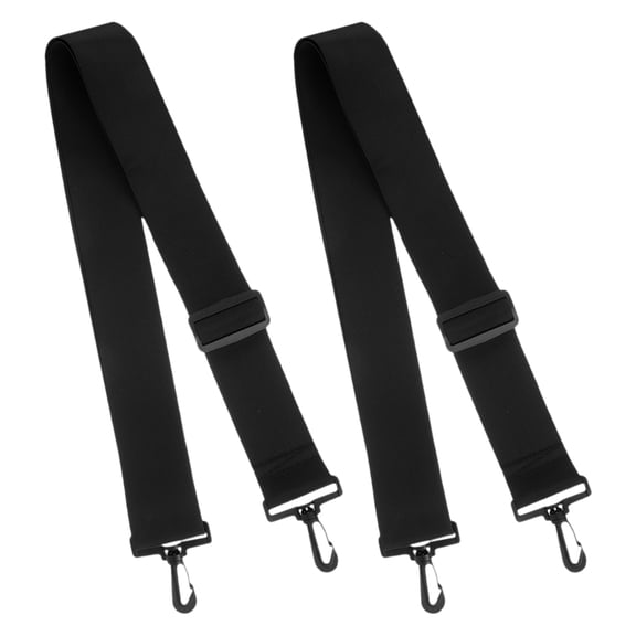 Pretyzoom 2Pcs Detachable Strap Shoulder Bag Black Polyester for Special Occasions for Women