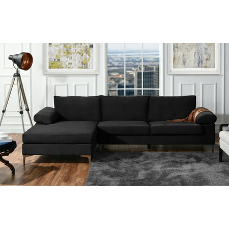 Modern Velvet Large Sectional Sofa