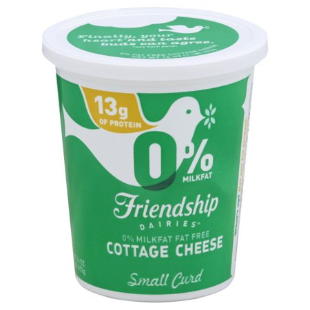 Friendship Dairies 0 Milk Fat Fat Free Cottage Cheese 16 Oz