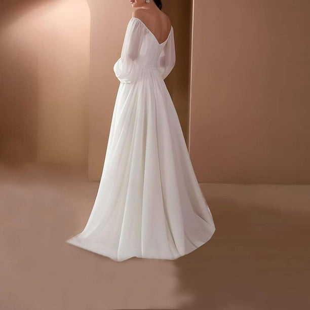 qolati Wedding Guest Dresses for Women Strapless Elegant Bandeau Prom Gown  Cocktail Party Maxi Dress - Walmart Business Supplies