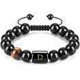 thumbnail image 1 of Tobillera de piedra negra, pulsera de cuentas de piedra negra, tobillera de piedras preciosas de piedra natural Wmkox8yii  fajkfhkj1025, 1 of 1