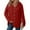 Red, variant on WMTBSRSW Women's Lightwieght Cardigan Hoodies Oversized Tunic Sweatshirts Loose Casual V Neck Button Down Shirts Long Sleeve Blouse