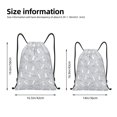 thumbnail image 2 of Xecao Fun Rabbit Pattern Sports Drawstring Backpack - String Swim Gym Bag with Wet Proof Pocket for Women&Men-Medium, 2 of 6