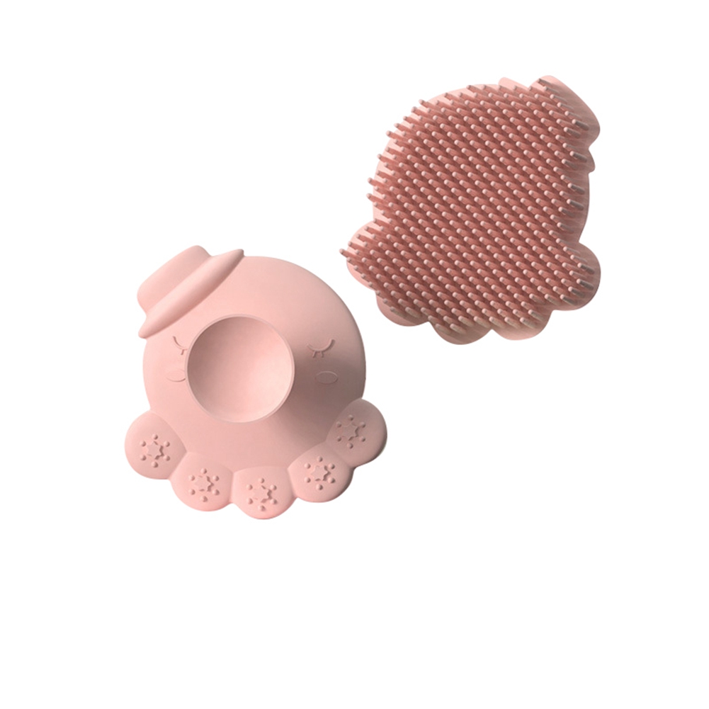 Baby Bath Brush, Baby Cradle Cap Brush, Silicone Massage Brush