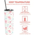 thumbnail image 5 of pig Tumbler With Lid and Straw pink Pig Stainless Steel Insulated Travel Tumblers,Cute Pig Gifts for Pig Lovers,Pig stuff,Decor, 5 of 6