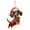 F, variant on Christmas Dog Acrylic Flat Personality Creative Christmas Tree Decoration Ornaments Pendant Home Decoration Christmas Pendant/ Christmas Dog Acrylic Pendant 1