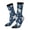 2 Black-1, variant on Lilies Flowers Print Adult Socks for Men & Women,Calf Socks, Ankle Socks,Boots Socks,Breathable Casual Sock,Unisex Crew Socks