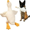 thumbnail image 6 of Dog Toys for Large Dogs - White Realistic Duck Squeaky Plush Chew Toy for Aggressive Chewers, Interactive Pet Toys for Puppies, Senior Dogs & Indoor Play, 6 of 9