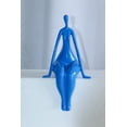 thumbnail image 2 of Nifao Modern Abstract Art Resin Statue Sitting On Edge Female Figure – Resin Statue, Home Decor, 8"L x 6"W x 15"H, 2 of 9