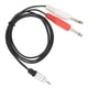 thumbnail image 5 of Cable de sonido divisor Y resistente al enchufe 33 pies flexible de 35 mm a doble cable de 635 mm para micrófono y altavoz Fugacal Otros, 5 of 8