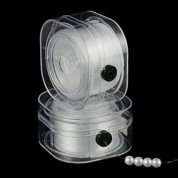 Round Elastic Crystal Thread Stretchy Bracelet String Clear 0.5mm about 131.23 Yards(120m)/Roll