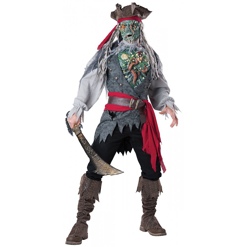 Pirate Zombie Adult Costume XLarge