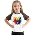 thumbnail image 4 of RXIRUCGD 2025 Vêtements d'Été pour Enfants Tout-Petits Garçons Filles Mode Mignon Col Rond Imprimé Manches Courtes Haut, 4 of 7