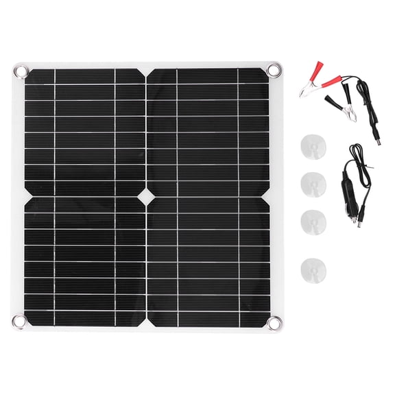 CNMF Photovoltaic Panel Module,40W 18V Flexible Solar Panel Kit Monocrystalline Silicon Solar Charger Module IP65 Waterproof