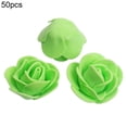 thumbnail image 2 of Visland 50PCS Fake Flower Heads for Crafts PE Foam Mini Roses Head Artificial Flowers DIY Party Birthday Home Decor Wedding Decoration for Scrapbooking Gift Box DIY Wreath, 2 of 6