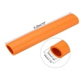 thumbnail image 2 of 2pcs 10" Pipe Insulation Tube 1 1/4 Inch(32mm) ID 44mm OD Foam Tubing for Handle Grip, Orange, 2 of 6