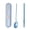 Blue, variant on Agiufgs Titanium Flatware Set 7.36, -Lightweight and Rustproof, for Backpacking Camping and Hiking Setup and Daily Use, White