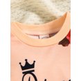 thumbnail image 5 of Bagilaanoe Newborn Baby Girl Romper Sweatshirt Long Sleeve Bodysuit Flower Print Pullover 3M 6M 9M 12M Infant Casual Tee Tops, 5 of 9