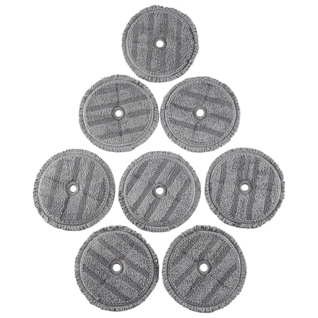 Almohadilla de Fregona de 8 Piezas para Steam Mop PañO de Limpieza de Microfibra de Repuesto para Accesorios de Limpieza una Vapor