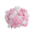 thumbnail image 3 of Guirnalda de luces LED con forma de rosa, 20 LED, arreglo floral, guirnalda de luces decorativa para San Valentín, 300cm para cumpleaños y Día de San blanco rosa Yinane Luces de cadena, 3 of 8