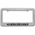 thumbnail image 1 of There's No Crying In Weight Lifting License Plate Frame, 1 of 1