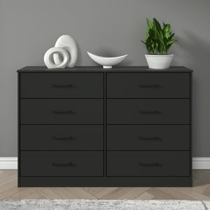 Mainstays Ardent 8-Drawer Dresser, Black