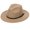 Khaki, variant on asdoklhq Sun Hats for Women,Womens Classic Wide-Brim Floppy Panama Hat Belt Buckle Wool Fedora Hat