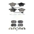 thumbnail image 1 of TEC Front Rear Ceramic Brake Pads Kit for Car Audi A4 Quattro with 288mm Diameter Rotor or 312mm 3.2L/2.0L KTC-100423, 1 of 10