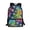 Colorful Soccer Print, variant on Binienty Soccer Print Kids School Backpack for Elementary Students Ages 6-12, 17 Inch Large Capacity Bookbag with Customizable Shoulder Straps, Front Zipper Pockets, Ideal Back to School Gift
