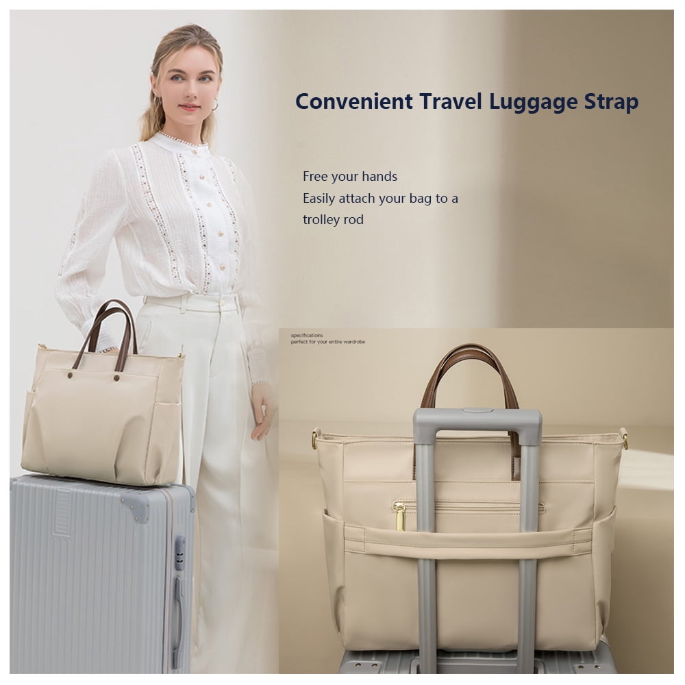 Professional Women Shoulder Bag Business Laptop Messenger Bag For Work Durable Nylon Material Water Resistant Computer Bag for Commuters