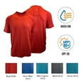 thumbnail image 2 of Spyder Swim Men's Solid T-Shirt Rashguard Quick Dry UPF Lightweight Hybrid S/S, 2 of 28