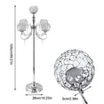 thumbnail image 6 of Crystal Candelabra Centerpieces 5-Arms 49" Tall, Silver Candle Holders for Wedding Columns Home Holiday Dinner Party and Formal Event Table Decoration, 6 of 7