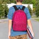 thumbnail image 4 of Disketp Rose Red Glitter Mochila Escolar de 15 Pulgadas, Mochila Ligera para Estudiantes, Viajes y Trabajo, Cómoda y Resistente para el Uso Diario, 4 of 6