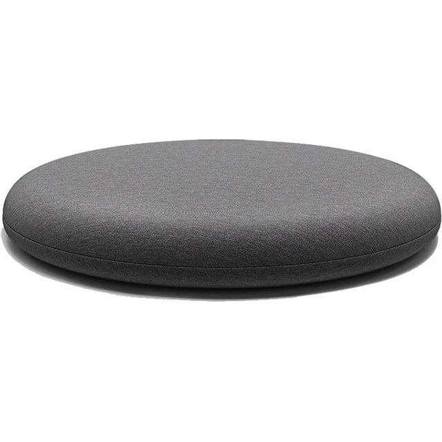 XINQIHANG Round Chair Cushions 14 inch,Stool Cushions Round 14 Inch Upgrade Memory Foam Seat Cushion,Detachable Chair Pads with Hidden Zipper Design,Work from Home Essentials Dark Grey