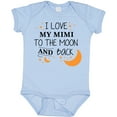 thumbnail image 3 of Inktastic I Love My Mimi to the Moon and Back Boys or Girls Baby Bodysuit, 3 of 5