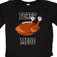thumbnail image 4 of Inktastic Thanksgiving Feast Mode Turkey Football Boys or Girls Long Sleeve Baby Bodysuit, 4 of 5