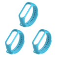 thumbnail image 4 of braveheart Replacement Strap Skin-friendly Wear-resistant Smart Wrist Strap Sport Bracelet Easy Installment Replacement for Mi 3 Light Blue 3Set, 4 of 6