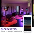 thumbnail image 6 of Skksst E26/E27 Smart Light Bulbs 9W/10W RGBCW LED Bluetooth App Control Music Sync Color Changing Dimmable Light Bulbs, 6 of 7