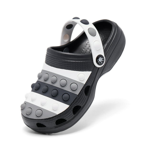 Engtoy Kids POP IT Clogs Graden Shoes Shower Sandals for Toddlers Boys  Girls Non-Slip Breathable Lightweight Slip-on Beach Pool 