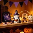 thumbnail image 4 of Light up Ghost Figurines with Spooky Witch Hat Accents, Handcrafted Resin Ghosts with Battery-Powered LED - Festive Tabletop Decor for Halloween Party, Home & Indoor Display, 4 of 6