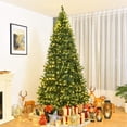 thumbnail image 2 of Árbol de Navidad Goplus de 9 pies preiluminado con 1000 luces LED y soporte, 2 of 9