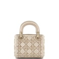 thumbnail image 3 of Pre-Owned Lady Dior Chain Bag Crystal Embellished Cannage Quilt Leather Mini By Rebag, 3 of 8