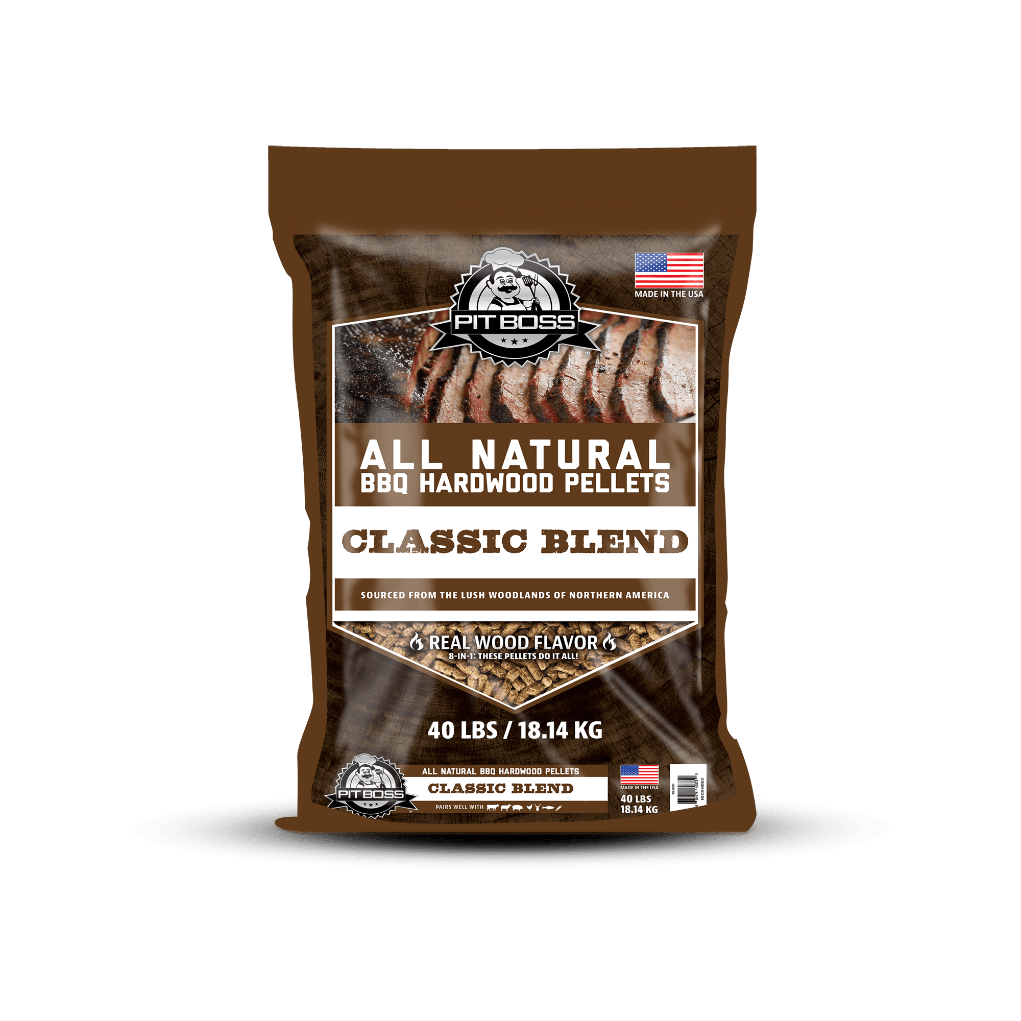 Pit Boss Classic Pellet Blend, 40lb